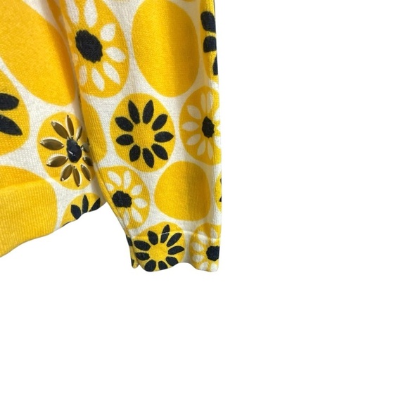 Charter Club Sunflower Cardigan Button Down Sweater - Picture 6 of 10